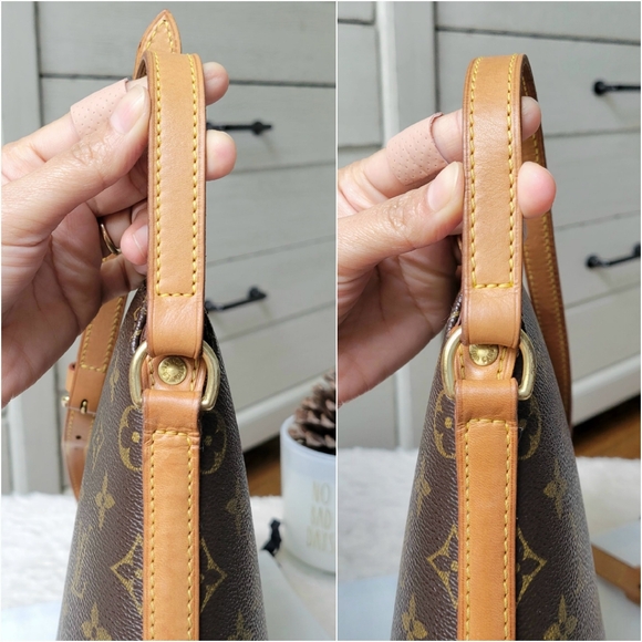 💕DISCONTINUED Very Rare LOUIS VUITTON Drouot Crossbody/Shoulder Bag Monogram - Picture 4 of 16